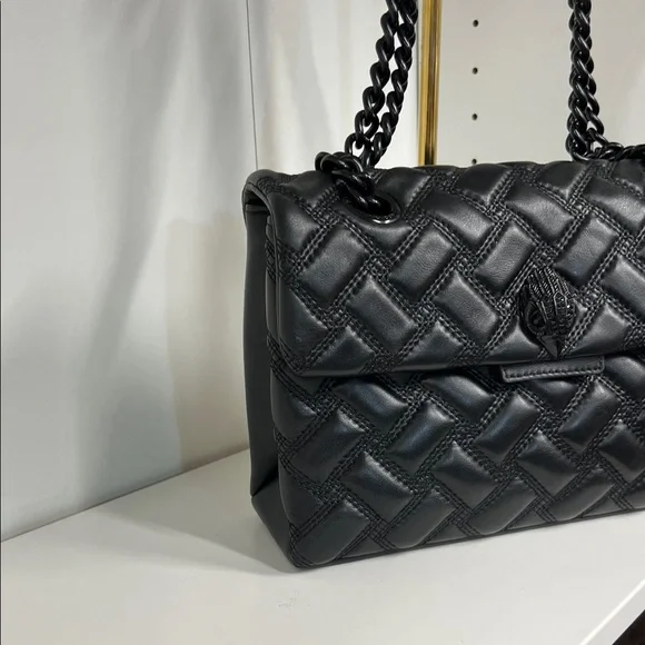 ๐ฅ๐ฅ Kurt Geiger London Kensington Quilted crossbody/ Shoulder Bag - Black - Picture 6 of 16